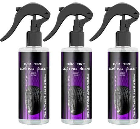 Mingchengheng Auto Reifenpflege Reiniger - Auto Felgenreiniger Spray - Reifenglanz-Spray - 120ml Auto Reifenglanz - Langlebiger Felgen Und Reifenreiniger, Reifenpflege, Reifenreiniger Spray