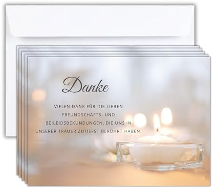 roxisha 25 tarjetas blancas y sobres para declaraciones de duelo, tarjetas de condolencia para muertes, funerales y entierros, papel de calidad mate en formato postal (14,8 x 10,5 cm)