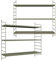 [en.casa] Modulares Wandregal Strängnäs 2er Set Metallregal Kamelfarben Hängeregal mit 3 Regalböden Badregal Küchenwandregal Wandablage Wohnzimmer