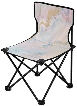 Persika blå marmor textur hopfällbar campingstol ultralätt fällstolar inkluderar bärväska vandringsstolar backpacking ultralätt för camping camping camping