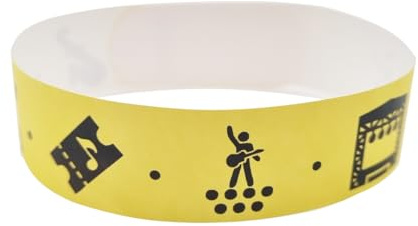 Pack Pulseras de Identificación Tyvek® Con Diseño para Control de Acceso