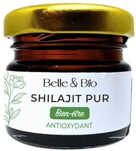 Shilajit Pur, Résine de Shilajit Himalaya - riche en acide fulvique et minéraux essentiels - Produit traditionnel de l'Ayurveda - Authentique et Naturel 30g