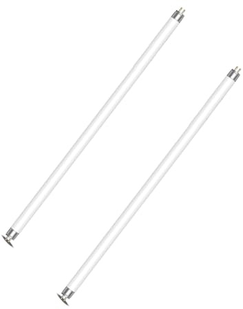 Genérico Paquete de 2 Tubos Fluorescentes de 13W, T5 Blanco Frío 4000K, 1000LM, 517mm, Base G5 Tubo de Luz de Bajo Consumo,13.0 Watts
