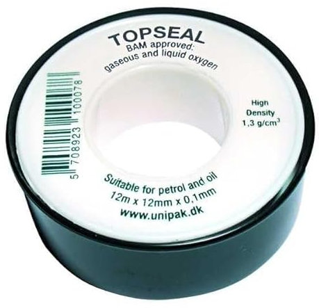 Ruban Teflon PTFE TOPSEAL Oxygène ruban de filetage UNIPAK