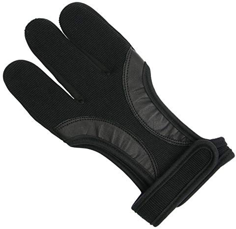 elToro Chroma - Schießhandschuh - Farbe: Schwarz - Größe: S; Zubehör Bogenschießen, Pfeil und Bogen, Bogensport, Handschuh