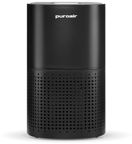 PuroAir Elevate Your Home HEPA 14 Air Purifier - Covers 1,115 Sq Ft - Air Purifier for Allergies, Pets, Smoke, Dust, Odors - Quiet, Black, Matte Finish
