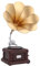 Grammofono Vintage con Ornamenti Europei, Modello di Giradischi in Ferro, Manichino di Grammofono Antico per la Decorazione Domestica con Funzione Antistress, Decorazione Ideale