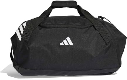adidas Unisex Adulto Tiro Duffle Bag Medium Duffel Bag, Black/White, One Size