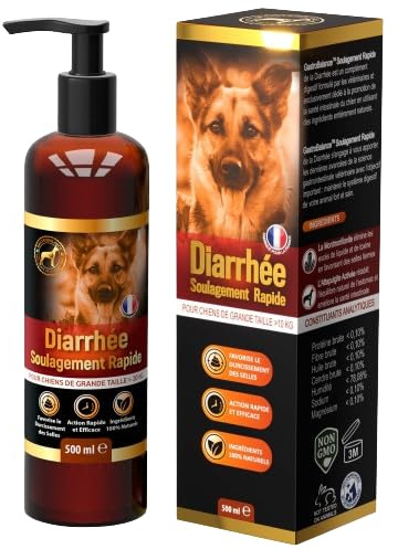 Traitement Anti diarrhée Chien - Soulagement diarrhée pour Chiens de Grande Taille > 10 kg (Français)