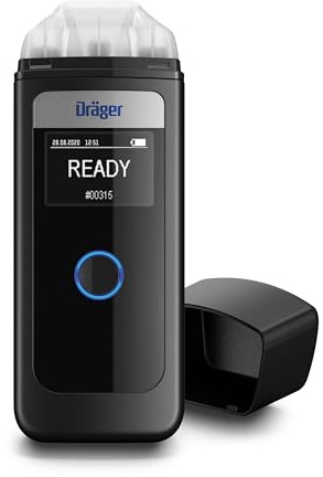 Dräger Alcotest 4000 | Etilometro Portatile Certificato con Schermo LED | Tecnologia di Misura affidabile e identica a quella usata dalla polizia | Alcol Test Professionale, Tascabile e Multiuso