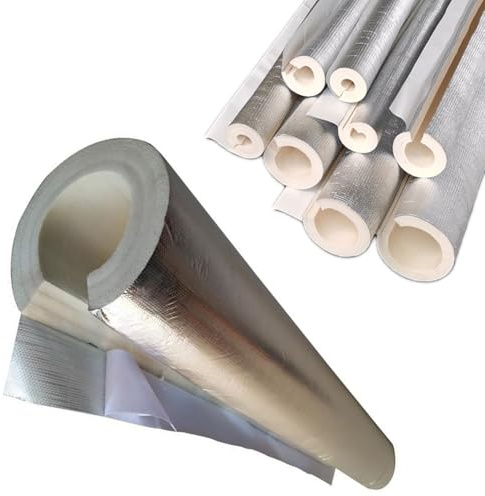 Antifrys-isoleringsrör för utomhusbruk, 30 mm tjocka skumisoleringsslangar för frysskydd, 100 cm lång självtätande rörisolering, vattentät skumslang för luftkonditionering(89mm*30mm*100mm)