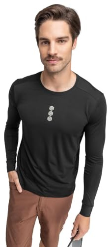 SIROKO - Camiseta Técnica de Manga Larga Gravel Rubra - XL - Negro