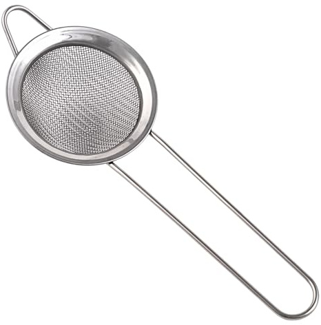 OSSU Tamiz Matcha de acero inoxidable, malla fina de 6 cm para tamizar polvo de matcha | Mini tamiz con mango | Ideal para matcha sin grumos, té de hojas sueltas, hornear y espolvorear