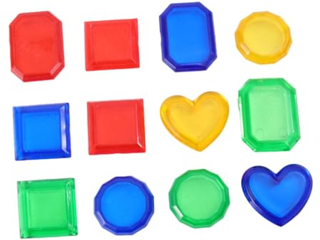 HEMOTON 24 Stück Tauchspielzeug aus Leichtem Kunststoff Bunte Poolspielzeuge für Schwimmtraining und Wasserspaß im Sommer Geeignet für Kleinkinder Zufällige Farbe Zufällige Farbe