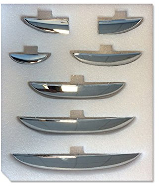 kit STECCHE BACCHETTE ALFA ROMEO MITO GRIGLIA ANTERIORE MOSTRINE ORIGINALI CROMO