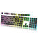 HK Gaming Set di Tasti Pudding | Set Doubleshot PBT Keycap | Set Completo con 108 tasti Profilo OEM | ANSI US-Layout | Per Tastiera Meccanica | Compatibile con Cherry MX, Gateron, Kailh | Nero