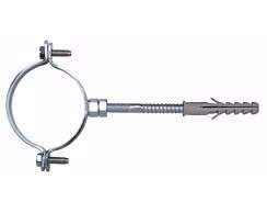 COLLARE PER TUBI In acciaio zincato - Tipo pesante cf. 2 pz. (Misura 1 1/2 Ø Collare 45÷49 mm.)
