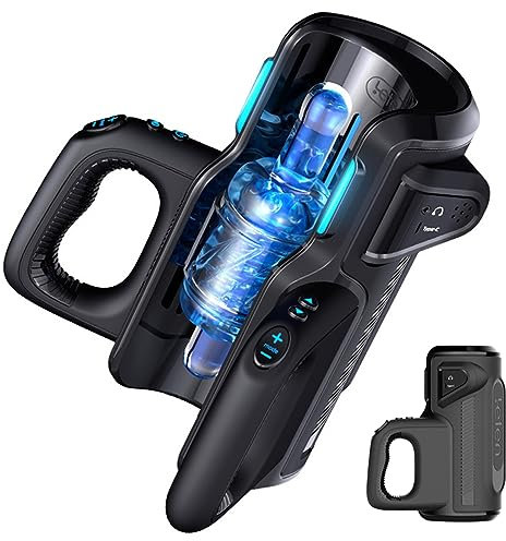 Elektrischer Masturbator Cup 10-Frequenz-Teleskopierung，3 Geschwindigkeitseinstellungen Für Die Männer Solo Sex Toys Taschenmuschi Penis Masturbatoren Mit 3D Realistischer Vagina Pussy