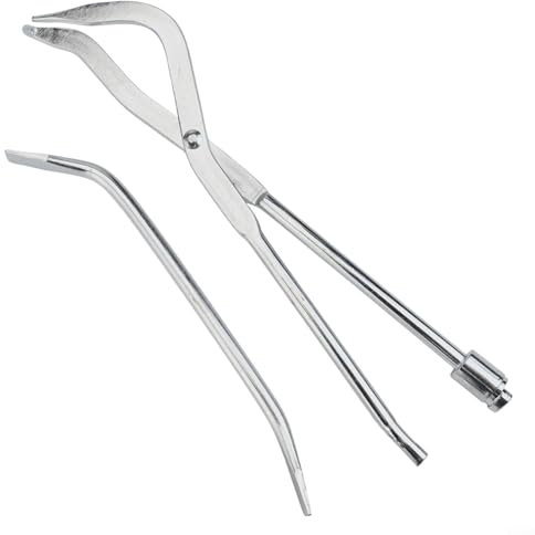 Mantenimiento del sistema de frenos fácil con alicates de extracción de resorte de aleación de aluminio (grande)