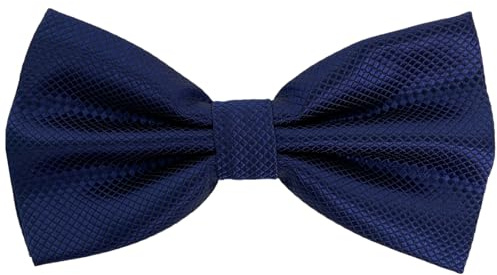 HISUNBEN Nœud papillon avec crochet,Papillon pour Homme Réglable en gabardine de smoking solide
