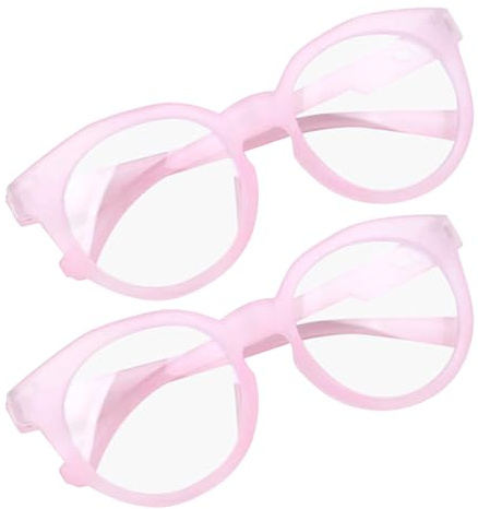 VALICLUD 2 piezas Gafas Infantiles Luz Azul con Filtro para Proteger Ojos Videojuegos y Estudio Marco Irrompible Ligero y Antirreflejo Rosa para Adolescentes