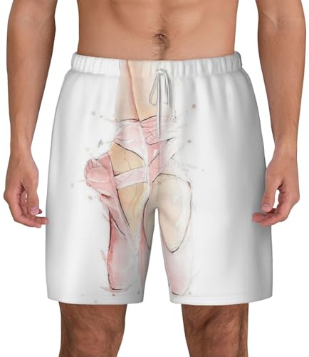 Balettskor herr badshorts hemkläder avslappnad strand semester snabbtorkande