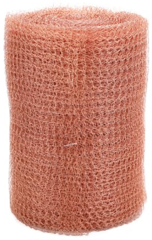 Haofy Kopparnät Rulle 12,7 Cm X 6 M Rostfri Snigel & Litet Djur Barriär (12,7cm*6M)