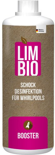LIMBIO Booster, chlorfreie Wasserpflege für Whirlpool & Swim Spa, Schockbehandlung flüssig, 1 Liter