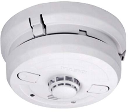 Deta 1165 Heat Alarm 240V with 9V Replaceable Battery Back Up (White)