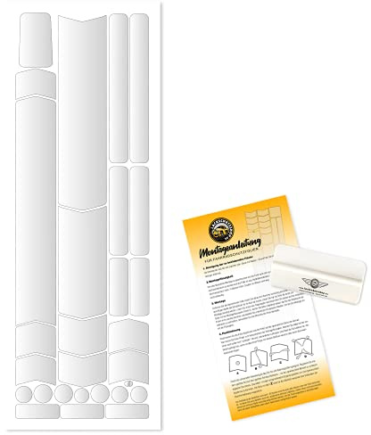 LACKSCHUTZSHOP Fahrrad Schutz-Folie - speziell für E-Bikes - Schutz-Pads - Rahmenschutz - Set 26tlg transparent (150µm Folie)