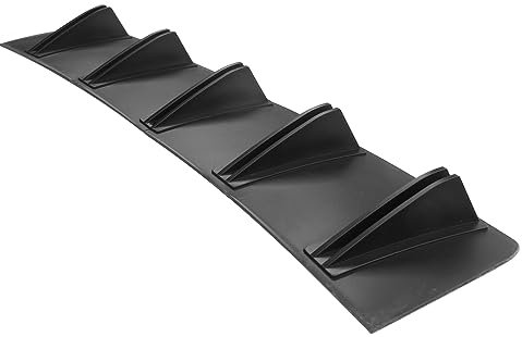 Shkalacar Diffusore del Labbro del paraurti Posteriore, 5 Pinne paraurti Posteriore Universale per Auto Telaio Spoiler in Fibra di Carbonio Pinna di squalo Accessori per Lo Styling modificati