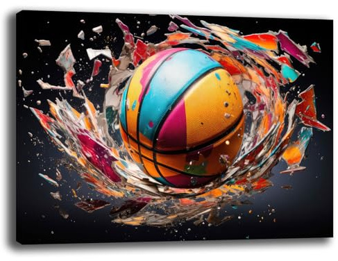 Quadro Moderno SPORT PALLAVOLO Beach Volley Street Art Quadri moderni soggiorno da Parete XXL grande Stampa su tela Canvas Decorazione Murale muro Arredo Camera da letto Cucina (7, 30x40 cm)