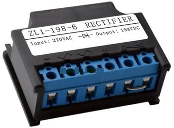 BADIKA rectificador de Freno Rectificador de Freno de Onda Completa ZL1-198-6 Fuente de alimentación del rectificador de Freno de retención del Motor AC220V a DC198V