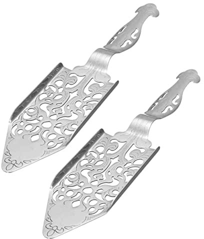 KICHOUSE Cuchara De Absenta De Acero Inoxidable Gotero Fuente Multifunción 2 Piezas