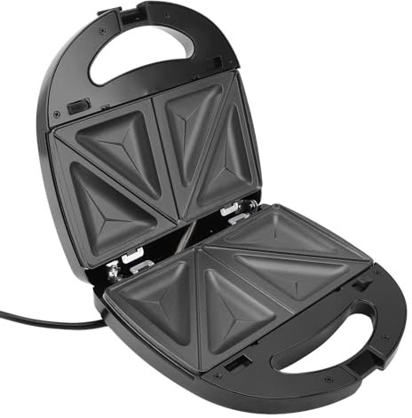 Máquina Eléctrica para Hacer Gofres y Donuts de 750W, Prensa Panini, Máquina para Hacer Pasteles con Forma de Concha de Nuez y Placas Antiadherentes Extraíbles (Enchufe europeo