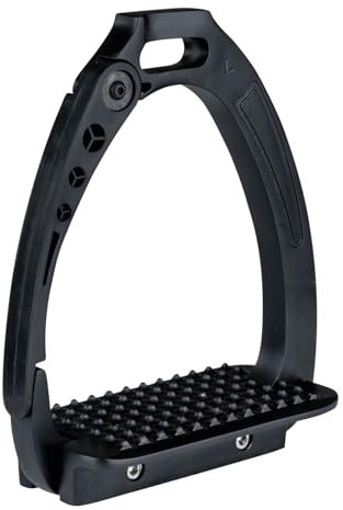 WALDHAUSEN Sicherheitssteigbügel Pro, schwarz matt, 12cm