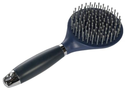 HKM Gel Brosse crinière et queue Bleu Foncé/Noir One Size