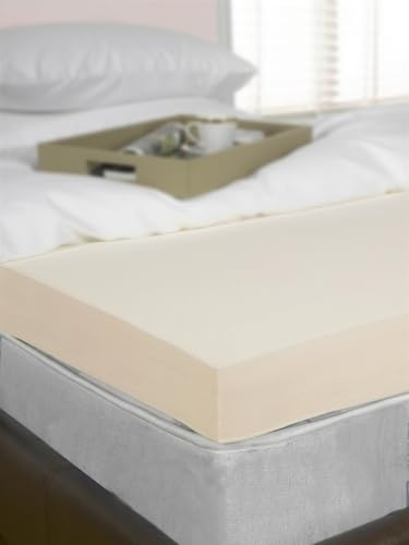 4 (100mm) Extra Deep European Continental Double Bed Size Visco Memory Foam Mattress Topper, Orthopaedic, Support, Pain Relief (140cm x 200cm) UK Made By Littens
