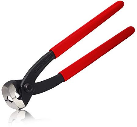 SPEEDWOX 9 Inches Ear Clamp Pliers Front and Side Jaw Ear Clamp Pincers Crimping Tool Chrome Vanadium Steel Crimper Tool