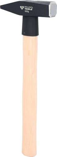 BRILLIANT TOOLS BT073050 Marteau rivoir avec manche Hickory, 500 g [Powered by KS TOOLS]