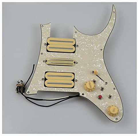 Fördirigerad pickguard Multifunktionell HSH Pre-Wired Pickguard Electric Guitar Pickup För Ibanez RG Series