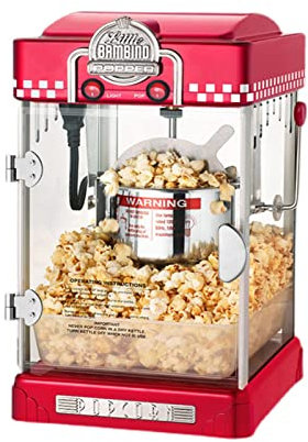 JHLP Healthy Fat Free Popcorn Maker Machine â€“ Home Cinema Popcorn in 2 Mins. Perfect for Kids, Movie Nights, Parties â€“ Easy & Complete Popcorn Experience