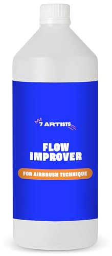 7 Artists Airbrush Verdünner 1000 ml Airbrush Medium | Airbrush Thinner | Flow Improver für Acrylfarben auf Wasserbasis | Fließverbesserer & Airbrush Zubehör für Kunst und Hobby