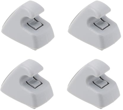 LT Easiyl 4 Piezas De Soporte para Visera Solar Retenedor De Techo Gancho Deflector De Plástico Compatible con Chevrolet Compatible con Cruze Grey 95994975