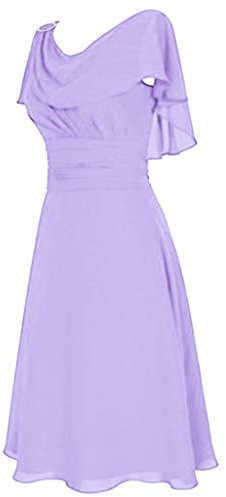 Abito da donna in chiffon lungo – Vestito estivo da donna, leggero e arioso, sexy, senza spalline, a vita alta, abito da cocktail, abito da sera, elegante, leggero, tinta unita, per feste