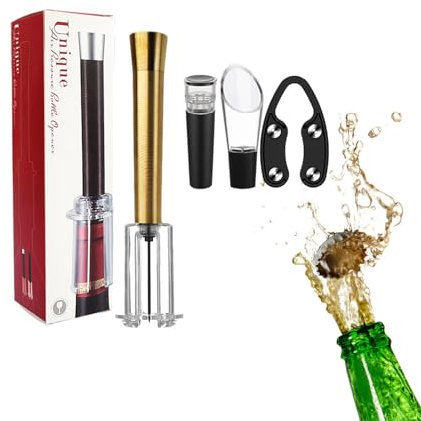 Murman Juego de abridor de botellas, Juego de abridor de vino - Accesorios para vino Kit de abridor de vino multifuncional Tapón de vacío | Prácticos accesorios para abridor de botellas de vino para