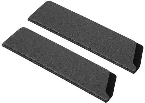 PATIKIL 2 Pezzi Fodere Per Coltelli In ABS, 16.5x4.5 cm Fodera Protettiva Per Lame Universale Rivestimento Per Proteggere Il Tagliente Per Cucina Domestica, Nero