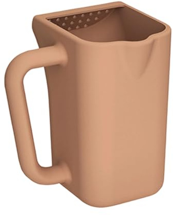 Gobelet ergonomique pour rinçage de shampooing pour nourrisson avec design en silicone souple et contrôle de l'eau Tasse de bain ergonomique pour bébé