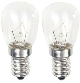 oniroview Kit de 2 bombillas 24 V 25 W E14 de baja tensión para puertas basculantes y intermitentes con forma de pera