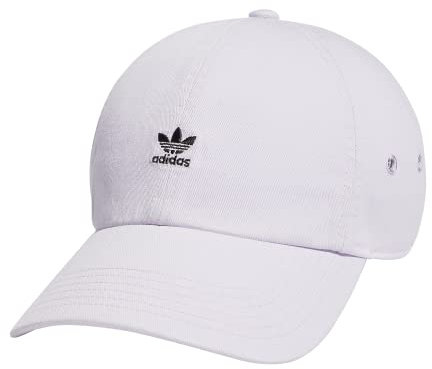 Adidas Originals Mini Logo Relaxed Adjustable cap Cappellino da Baseball, Argento/Grigio/Nero, Taglia Unica Donna